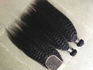 Расширения прямых волос грубого Веаве человеческих волос Яки реального перуанского Кинкы