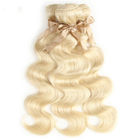 Пачки 100% волос девственницы Етта с прифронтовой бразильской белокурой объемной волной