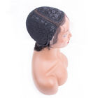 Размер изготовленной на заказ крышки париков фронта шнурка человеческих волос краткости цвета средний с регулируемыми ремнями